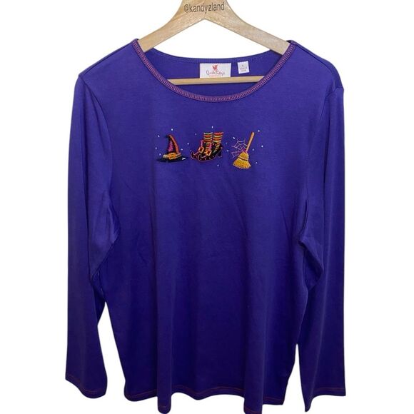 QUACKER FACTORY Women’s Halloween Long Sleeve Top - Picture 1 of 4